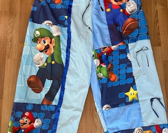 patchwork play pants | large size | mario universal