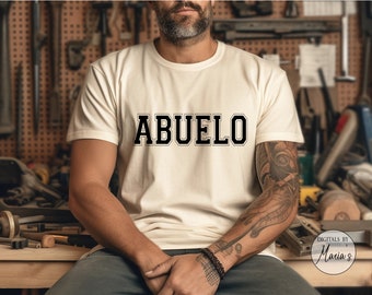 Abuelo Papa Varsity SVG PNG, Papa Jersey Shirt, Varsity Font PNG svg