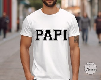 Chemise universitaire Papi SVG PNG, chemise en jersey Papi, police universitaire PNG