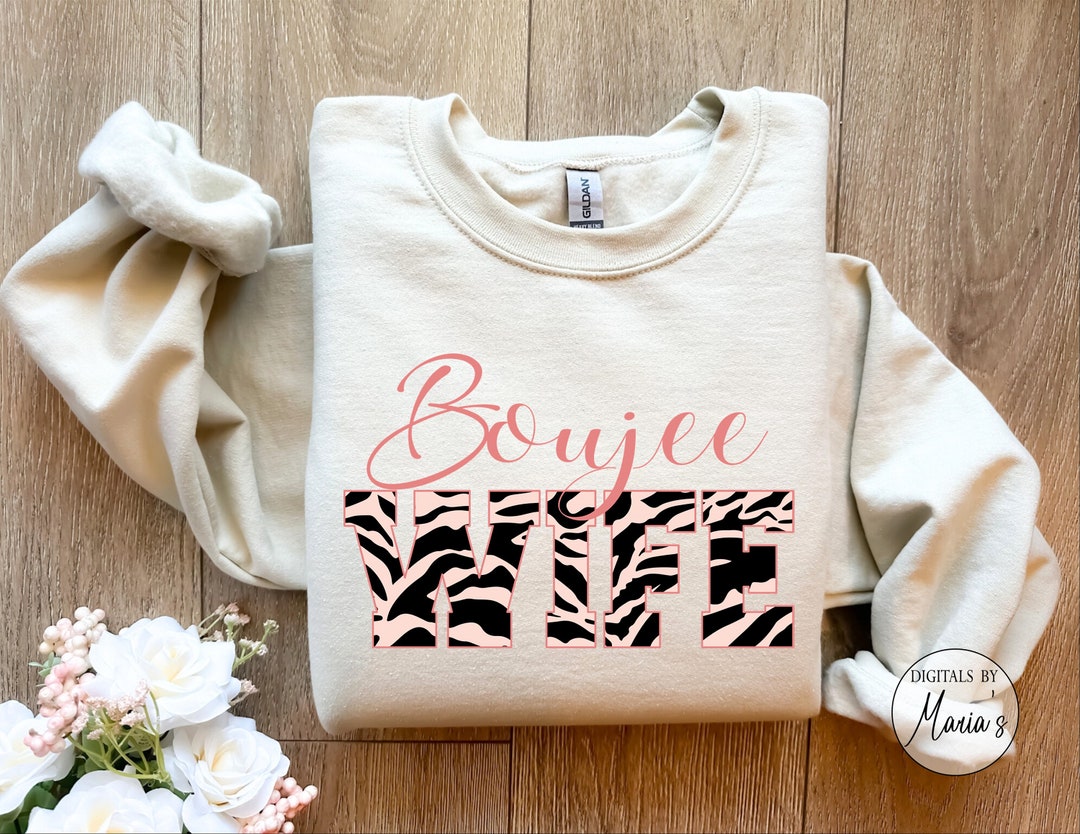 Boujee Wife PNG SVG, Tiger Wife Design - Etsy