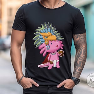 Aztec Axolotl SVG Design, Paedomorphic Salamander Latino, Aztec