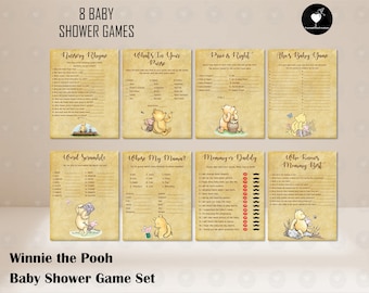 Classic Winnie the Pooh Baby Shower Games