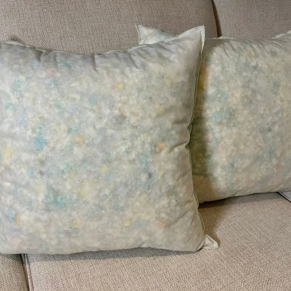 20x20 Throw Pillow Insert with Memory Foam Fill