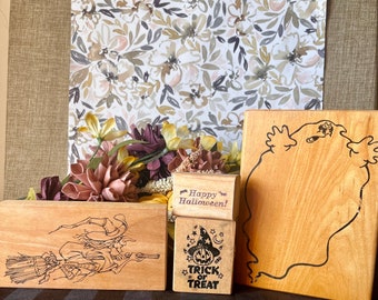 Fall: Halloween / Witch / Ghost Rubber Stamps Bundle