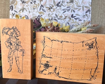 Large Pirates Rubber Stamp Bundle