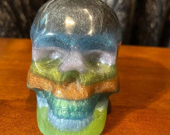 Large Skull Decor - Gothic Spiritual Altar Art Sculpture or Statement Home Accent