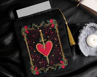 Thorns and Roses Kindle Sleeve - Embroidered