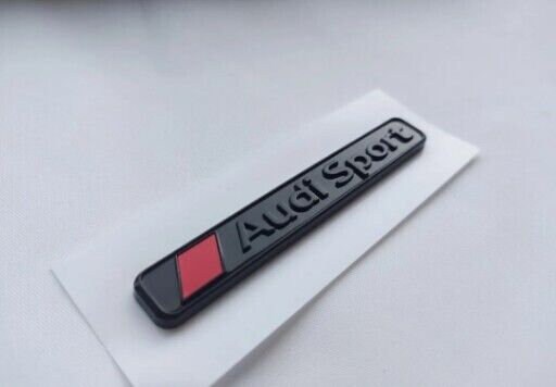 AUDI A4 S4 A5 S5 A6 S6 A8 S8 Q3 Q5 Q7 S-LINE SLINE EMBLEM LOGO BADGE USED  A12433 