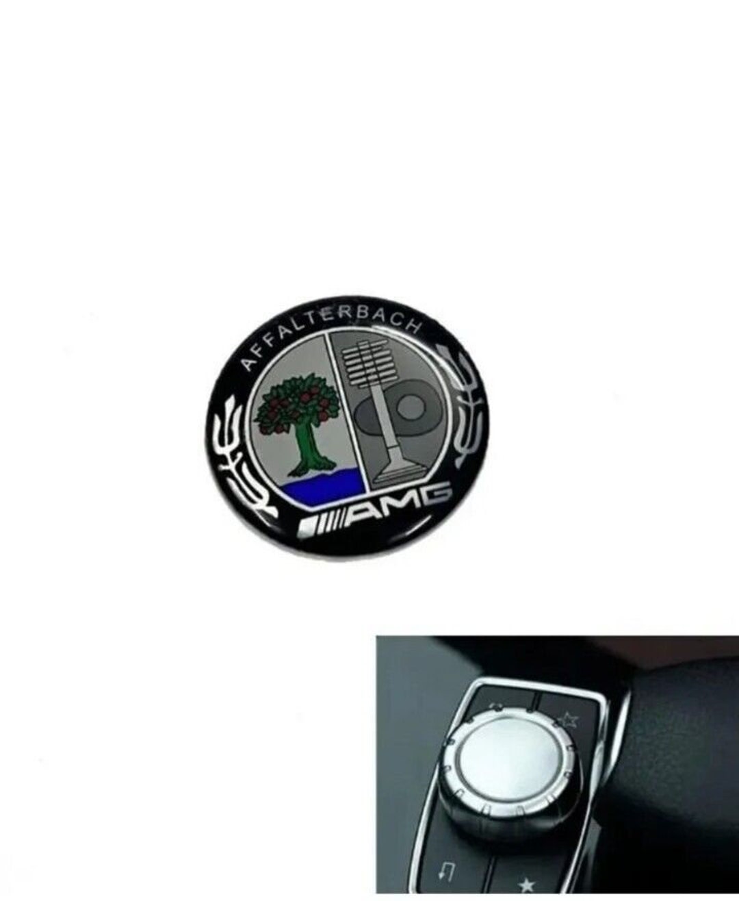 AMG Logo Mercedes Benz Multimedia Aufkleber Sticker Emblem Abzeichen ...