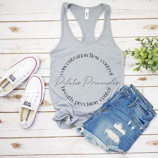 Pilates Tank top, pilates gift, pilates present, client gift, pilates quote, pilates tshirt, pilates instructor, workout shirt, fitness wear