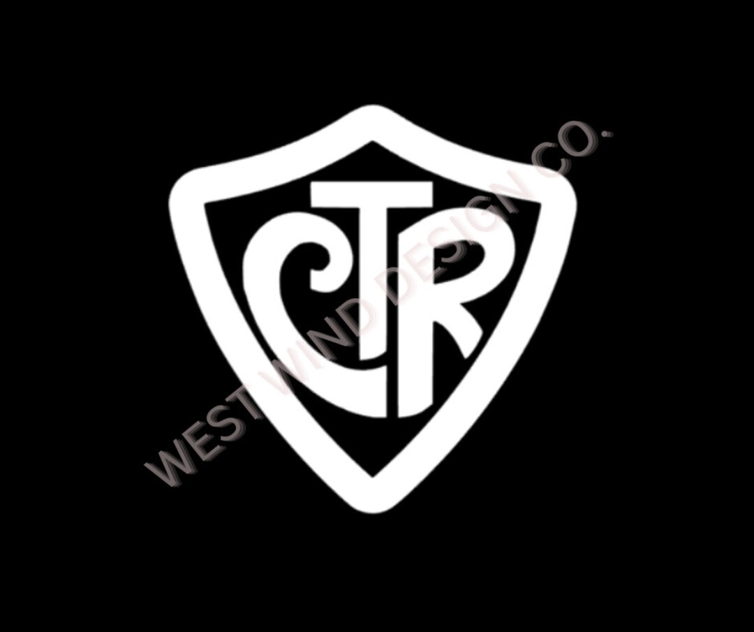 CTR Shield SVG Digital Cut File for Silhouette or Cricut Digital ...