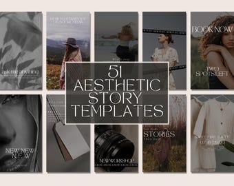 Aesthetic Instagram Story Templates Canva, Neutral Instagram Design, Story Social Media Content Template, Small Business Instagram
