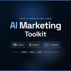 Sistema de marketing digital con IA / 88 plantillas de marketing, indicaciones, secuencias de correo electrónico, campañas publicitarias y manuales de estrategias