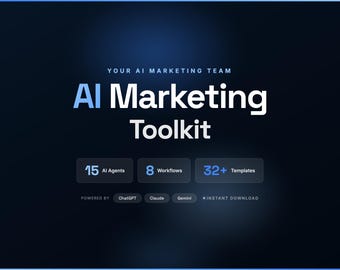 AI Digital Marketing System | 88 Marketing Templates, Prompts, Email Sequences, Ad Campaigns & Playbooks