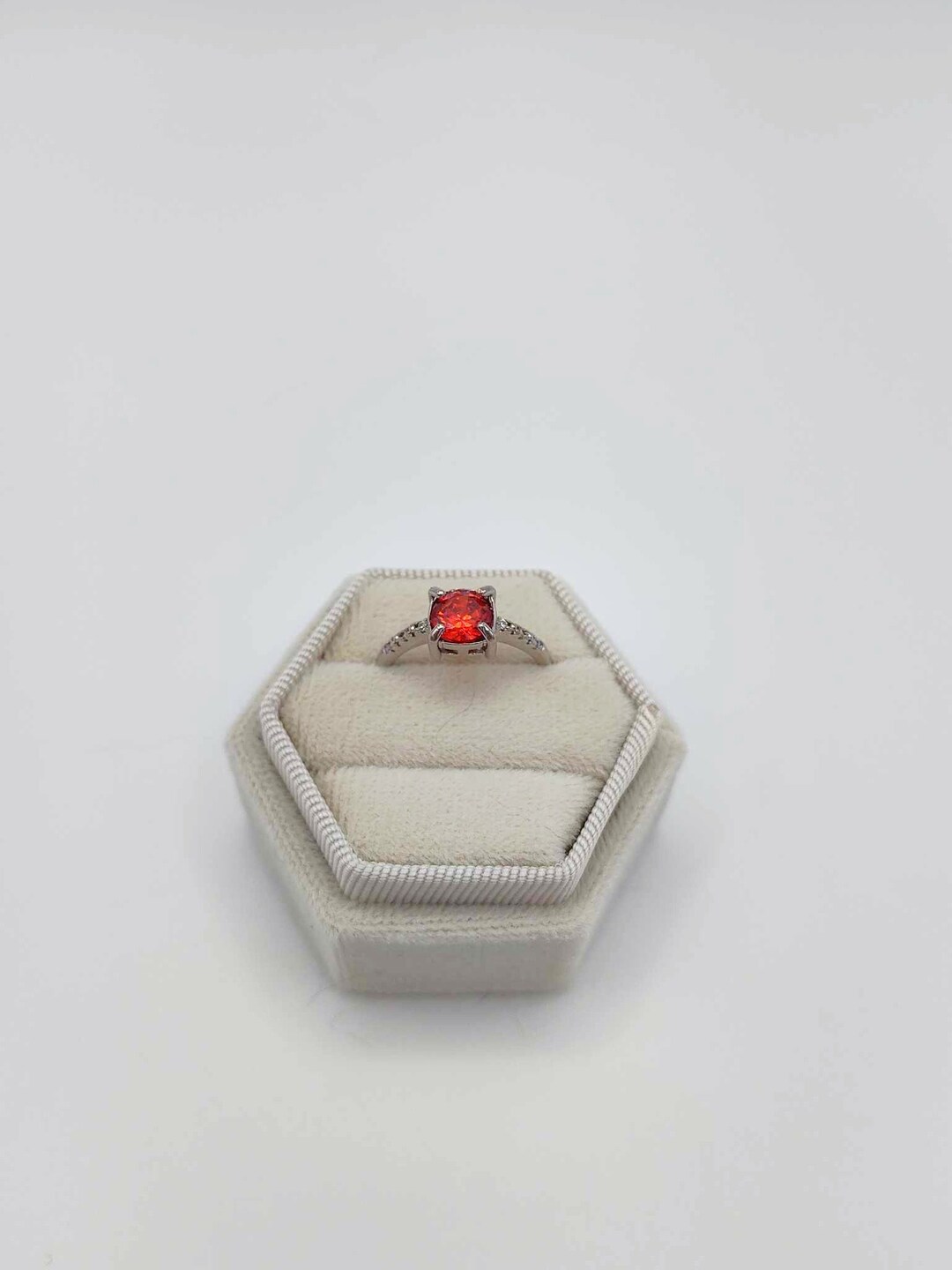 Red G Rings Red Gem Ring - Etsy