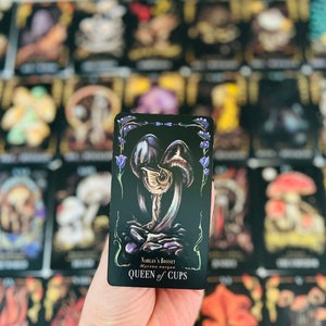 Tarot card gift box crystal bag gift for her mushroom mystery box incense burner sage bag tarot card deck gift for friend witch gift