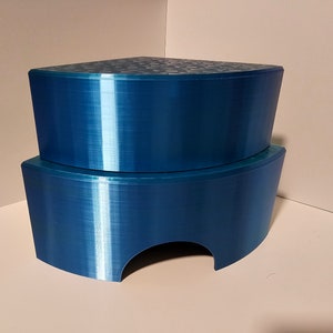 Escondite para reptiles en 3D: suite de dos niveles en esquina