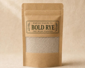 The Bear Starter – Organic Rye Sourdough Culture | Bold, Hearty Loaves