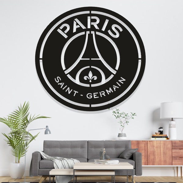 Paris Saint-Germain Wall Poster, PSG Wooden Sign, Custom PSG Poster, Wood Wall Decor, PSG Wall Hanging,Interior, Paris Saint-Germain Gift