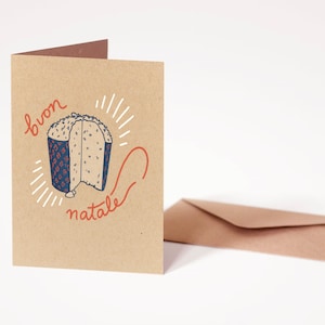 Buon Natale Panettone Card - Digital Download