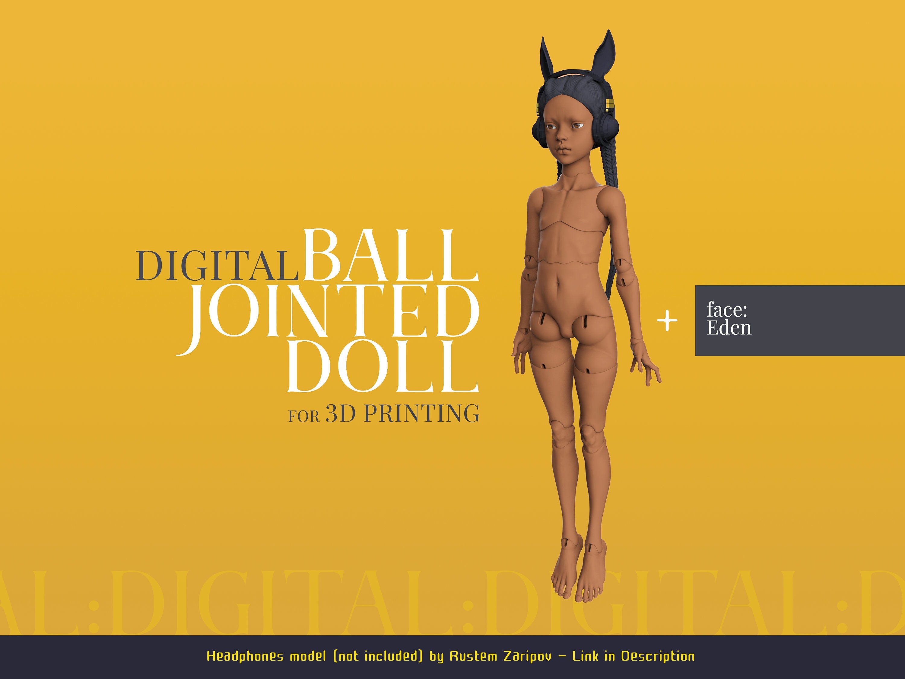 STL file Nendoroid Doll body 👾・3D printable design to download