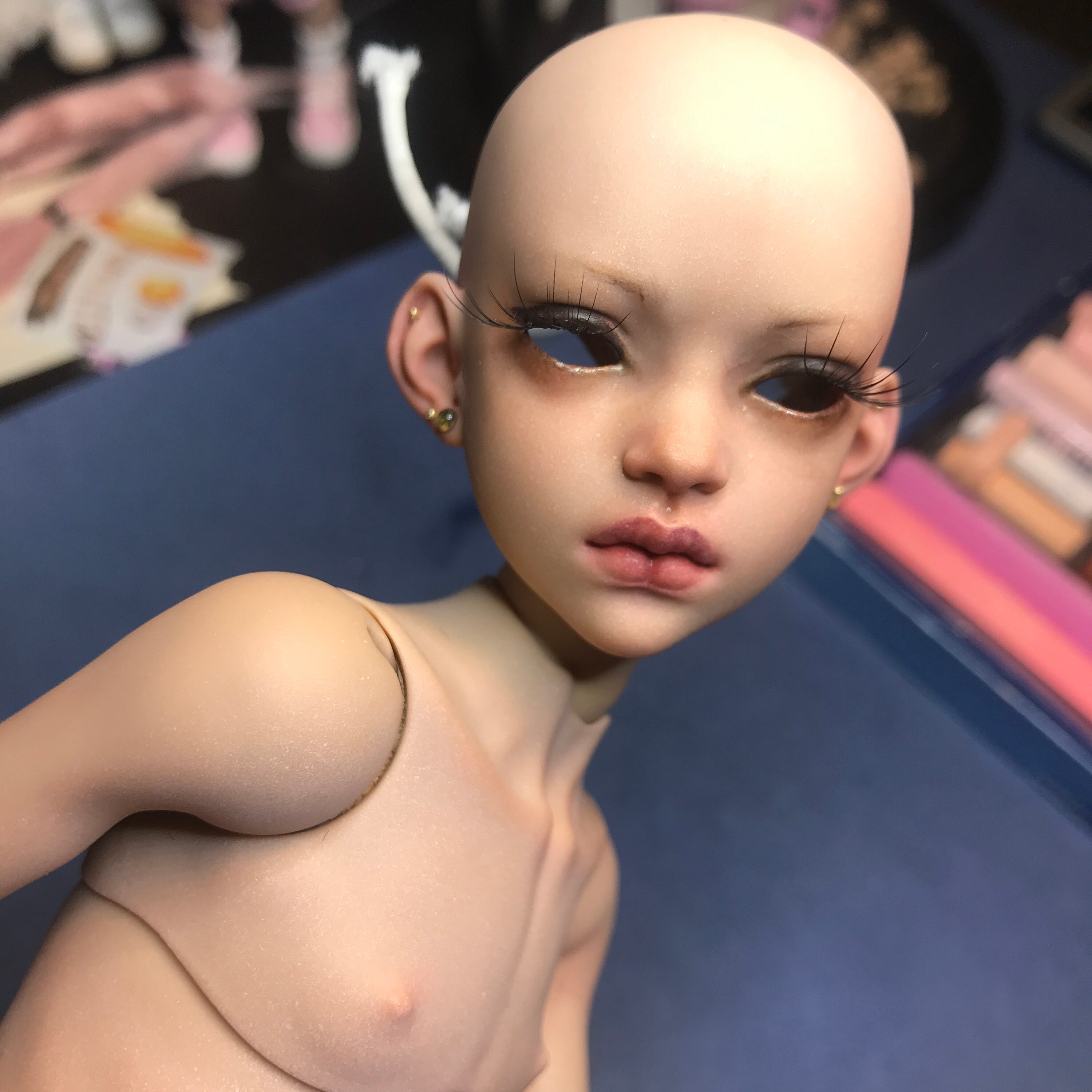 Digital BJD Doll Head With Headcap for 3D Printing - Etsy