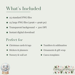 Jul Axolotl Clipart 25 mysiga julakvarellpaket PNG-filer (4096×4096px) Transparent bakgrund · 300 DPI bild 3