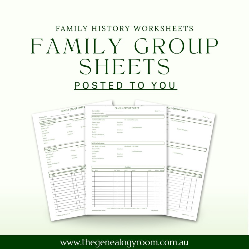 Genealogy Book - Etsy