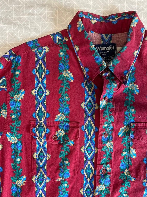 90’s Wrangler Western Button-Up