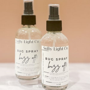 Buzz Off | All Natural Bug Repellent | Bug Spray | Deet Free Bug Spray | Clean Bug Spray | Mosquito Spray | Mosquito Repellent