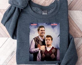 Tom Brady Drake Maye Step Brothers Football Sweatshirt, Step Brothers Football Shirt, New England Football Tee, Football Lover Gift