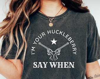 Tombstone Doc Holliday Cowboys Shirt, Val Kilmer Vintage Old Western Tee, Im Your Huckleberry Tee, Val Kilmer Western T-Shirt,RIP Val Kilmer