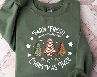 Merry Christmas Bow Tree Sweatshirt, Shiny Christmas Tree and Bow Sweatshirt, Christmas Coquette Bow Sweater, Merry Christmas Shirt