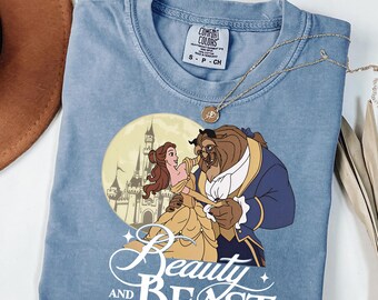 Comfort Colors® Beauty and The Beast Shirt, Disney T-Shirt, Princess Belle Shirt
