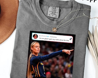 Comfort Colors® Sophie Cunningham Shirt Vintage Point God Tee Graphic Basketball Tshirt Fan Gift Funny TikTok Nails Meme Shirt Retro Tee