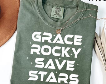 Comfort Colors® Project Hail Mary Grace Rocky Save Stars Poster T-Shirt, Fist My Bump - Project Hail Mary merch