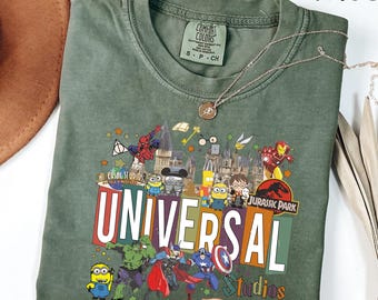 Comfort Colors® Disney Universal Studios Shirt, Universal Studios 2026 Shirt, Universal Orlando Shirt, Disneyworld Shirt, Disney Family Tee