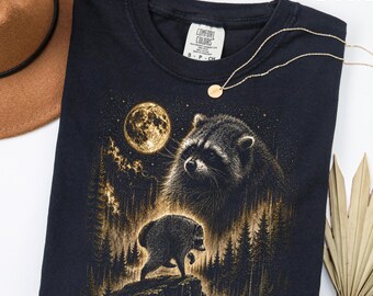 Comfort Colors® Jimothy Raccoon Shirt, Viral Seattle Feral Legend Tee, Retro Jimothy Moon Graphic Tshirt, Round King Animal Tee