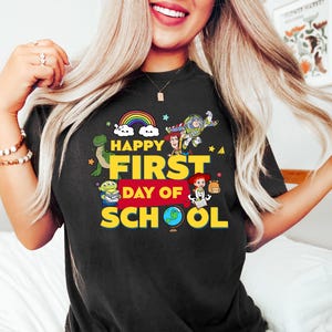Toy Story First Day Of School Shirt, Disney Pixar Teacher Tee, Back To School Shirt, Happy First Day Teacher Gift, Classroom Outfit