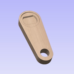 Bottle Opener CNC File, Vector Files, .svg .dxf .pdf .crv image 2