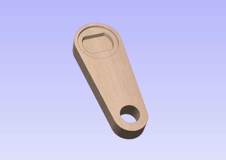 Bottle Opener CNC File, Vector Files, .svg .dxf .pdf .crv image 2