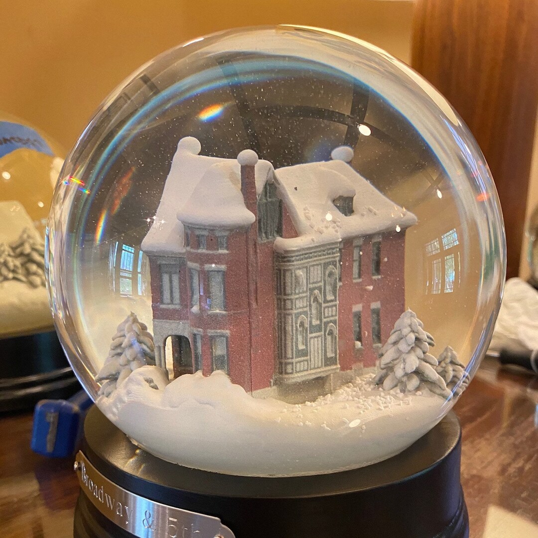 Custom Snow Globe Your Home in a Globe SPECIAL Holiday Etsy