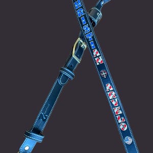 Custom leather Radio STRAP ONLY  no holster , fire ems spec ops ehs Army, Navy, Marines, Air Force