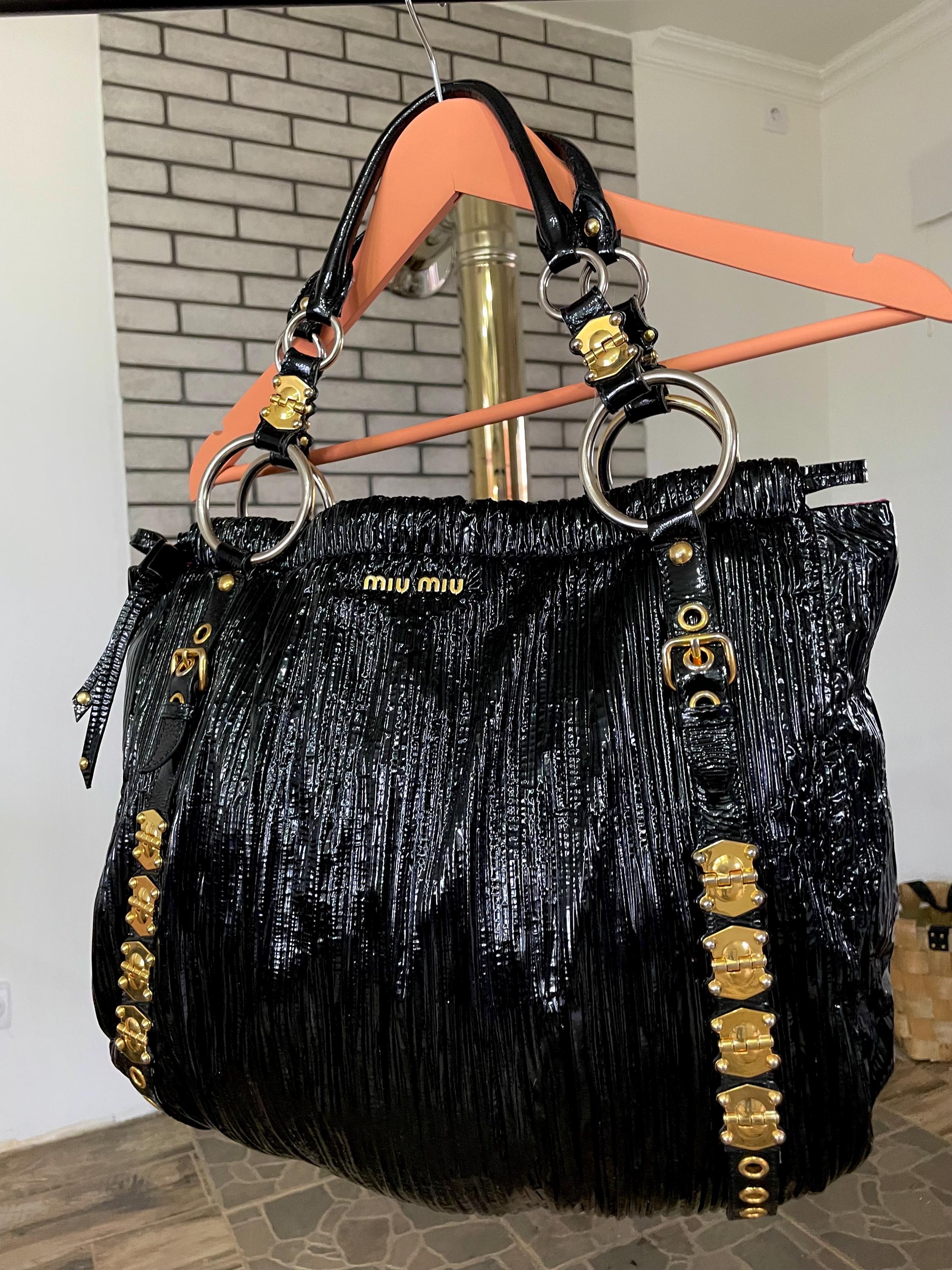 Miu Miu Studded Bag - Etsy Canada Miu Miu Studded Bag - Etsy Canada