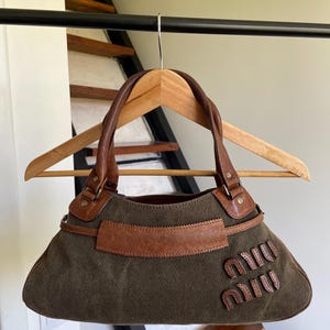 バッグ archive miumiu leather shoulder bag y2k Miu Miu Shoulder Bag 2Way Archive Y2K Leather Luxury Limited