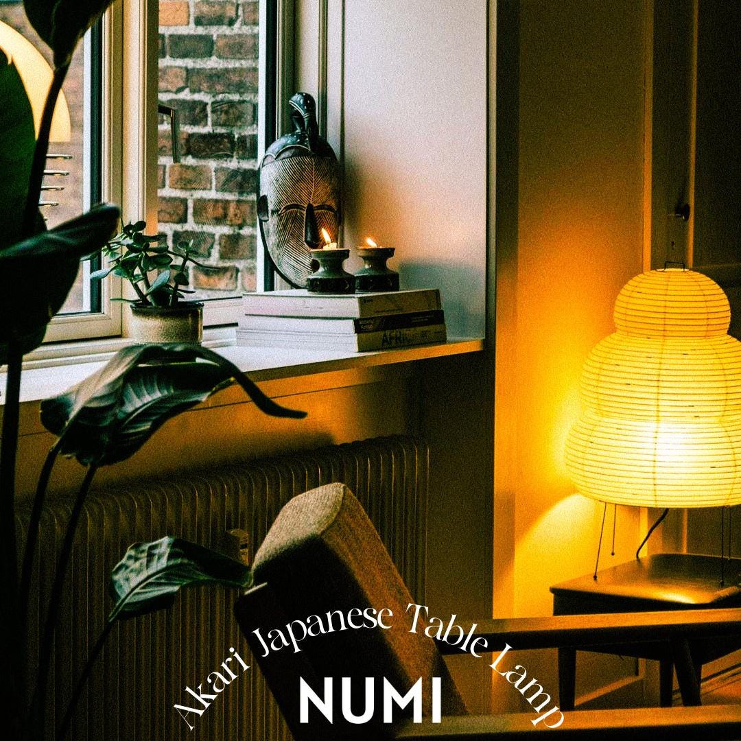 Numi Akari Noguchi Japanese Rice Paper Floor Lamp - Cozy Japandi Style  Paper Lamp - Japanese Paper Lantern Light - Rice Paper Lamp - Etsy, image size:1080x1080