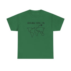 Airplane Mode On TShirt, Travel Shirt, Adventure Awaits Sweater, Family Trip, Friends Trip, World Map, Airplane,World Map Travel Sweatshirt Bild 7