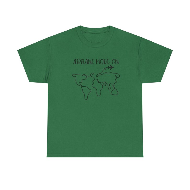 Airplane Mode On TShirt, Travel Shirt, Adventure Awaits Sweater, Family Trip, Friends Trip, World Map, Airplane,World Map Travel Sweatshirt Bild 7