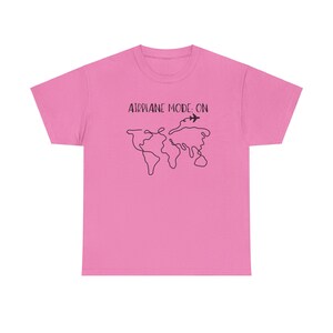 Airplane Mode On TShirt, Travel Shirt, Adventure Awaits Sweater, Family Trip, Friends Trip, World Map, Airplane,World Map Travel Sweatshirt Bild 5