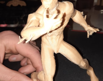 Figura impresa en 3D de Spider-Man 2099 (sin pintar)